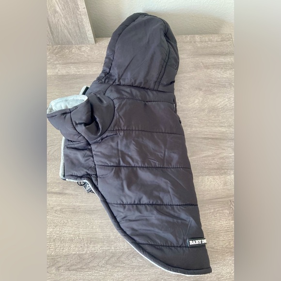 NWT Babydog Coat Black for puppy or car or small dog - Picture 4 of 10